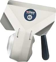 Winco Black French Fry Stainless Steel Bagger Right Handle 304