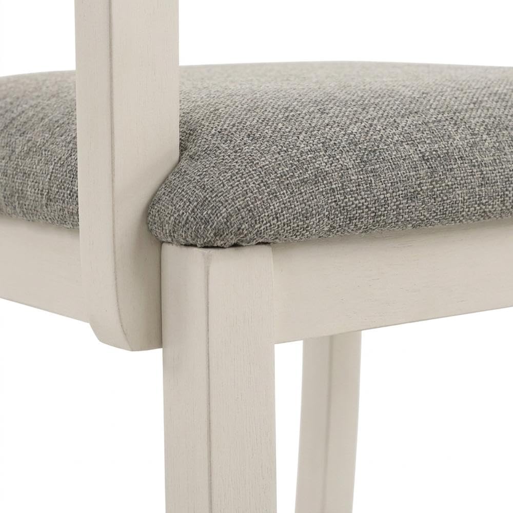 Solid Rubberwood Side Chairs Set of by Starlight Canyon Home – Rubberwood, Brown, Pack of 2