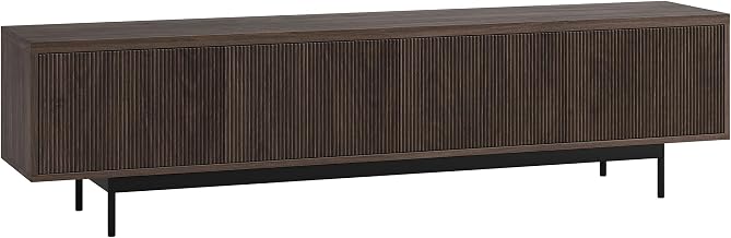 Henn&Hart 79" TV Stand for TVs up to 85", Rich Brown
