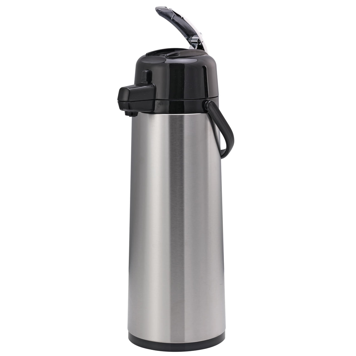 Service Ideas 101.4 Ounces / PUMP LID / Brushed Commercial Beverage Dispensers