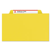 SMEAD Yellow / 1 / 10 Count (Pack of 1) Top Tab Classification Folders