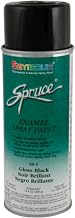 Spruce General Use Spray Paint 12 Oz. Gloss Black 12 Cans/Case