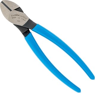 Channellock Diagonal Cutting Plier 337 - Precision Sidecutters, Wirecutters - 7 in