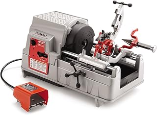 RIDGID 91142 Model 535A Threading Machine, Automatic Pipe Threading Machine with 1.75-Gallon (6.6 liter) Oil Reservoir and Large Chip Tray for Longer Continuous Run, Machine Only - No Die Head or Dies