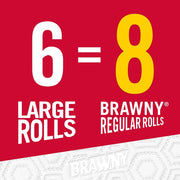 Paper Towels by Brawny – 6 Count (Pack of 1), Paper, White, Model 440785