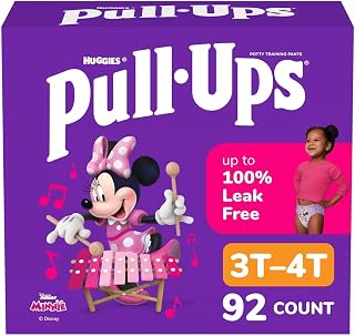 Pull-Ups Girls' Learning Designs Training Pants- Size 3T-4T - 92ct White