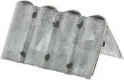 HUBERT Small Sign Holder with Clamp Rectangular Galvanized Aluminum - 2"L x 1 3/8"W x 1"H
