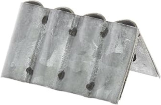 HUBERT Small Sign Holder with Clamp Rectangular Galvanized Aluminum - 2"L x 1 3/8"W x 1"H