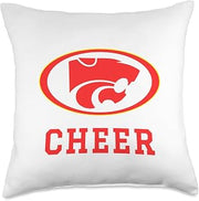 Carlisle High School Wildcats Cheer Throw Pillow