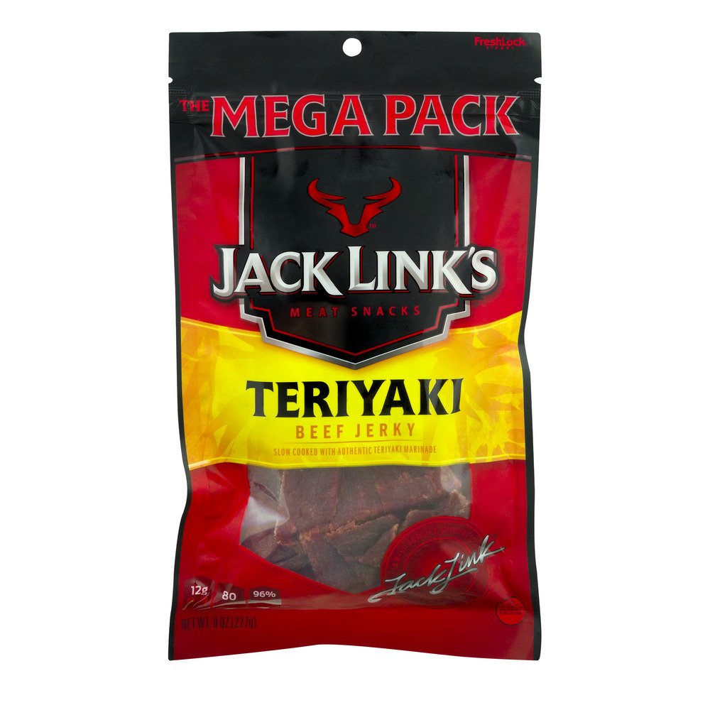 Teriyaki Beef Jerky 3/3.25 oz by Jack Link's – 1 Count (Pack of 1)
