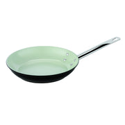 World Cuisine 12-1/2-Inch Forged Aluminum Fry Pan with Ceramic Coating by PADERNO – 12 1/2 Inch, Ceramic, White, Model AHLZ304