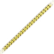 Yellow Sapphire 2mm Channel Set Tennis Bracelet 2.55 ctw 14K Yellow Gold by TriJewels – Yellow Sapphire, Yellow Gold, Yellow