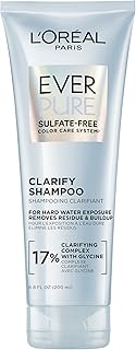 Clarify Sulfate Free Shampoo with Antioxidants, Clarifying Shampoo for Hard Water Exposure and Styling Build-up, EverPure, 6.8 Fl Oz