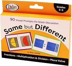 Didax Educational Resources Same But Different Cards, Grades 3-5, Multicolor