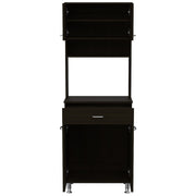 Bay Area Pantry with 2 Double Door Cabinets by FM FURNITURE – Metal, Black Wengue, Model FM5544ALW