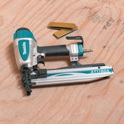 7/16" Medium Crown Stapler by Makita – Medium, Metal, Teal, Silver, Black, Model AT1150A
