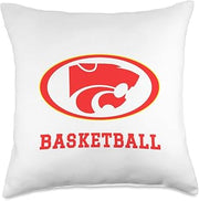 Carlisle High School Wildcats Basketball Throw Pillow