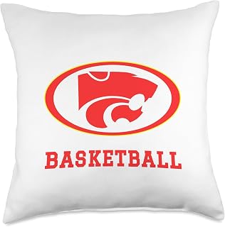 Carlisle High School Wildcats Basketball Throw Pillow
