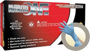 Ansell Microflex NO123L Lightly Powdered Nitrile Glove Size Large, 100 Box Blue Color