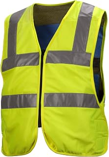 Pyramex CV200X2 Cooling Vest - Lime - Size 2X Large-5X Large, Gray