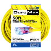 Outdoor Extension Cord by DuroMax – XPC10050A, pvc, Yellow, Model XPC10050A