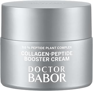 BABOR Collagen Peptide Booster Cream | Firming & Plumping Face Moisturizer | Visibly Reduces the Appearance of Wrinkles on Face & Neck, Hyaluronic Acid & Squalene | Day & Night Use | 1.69 oz
