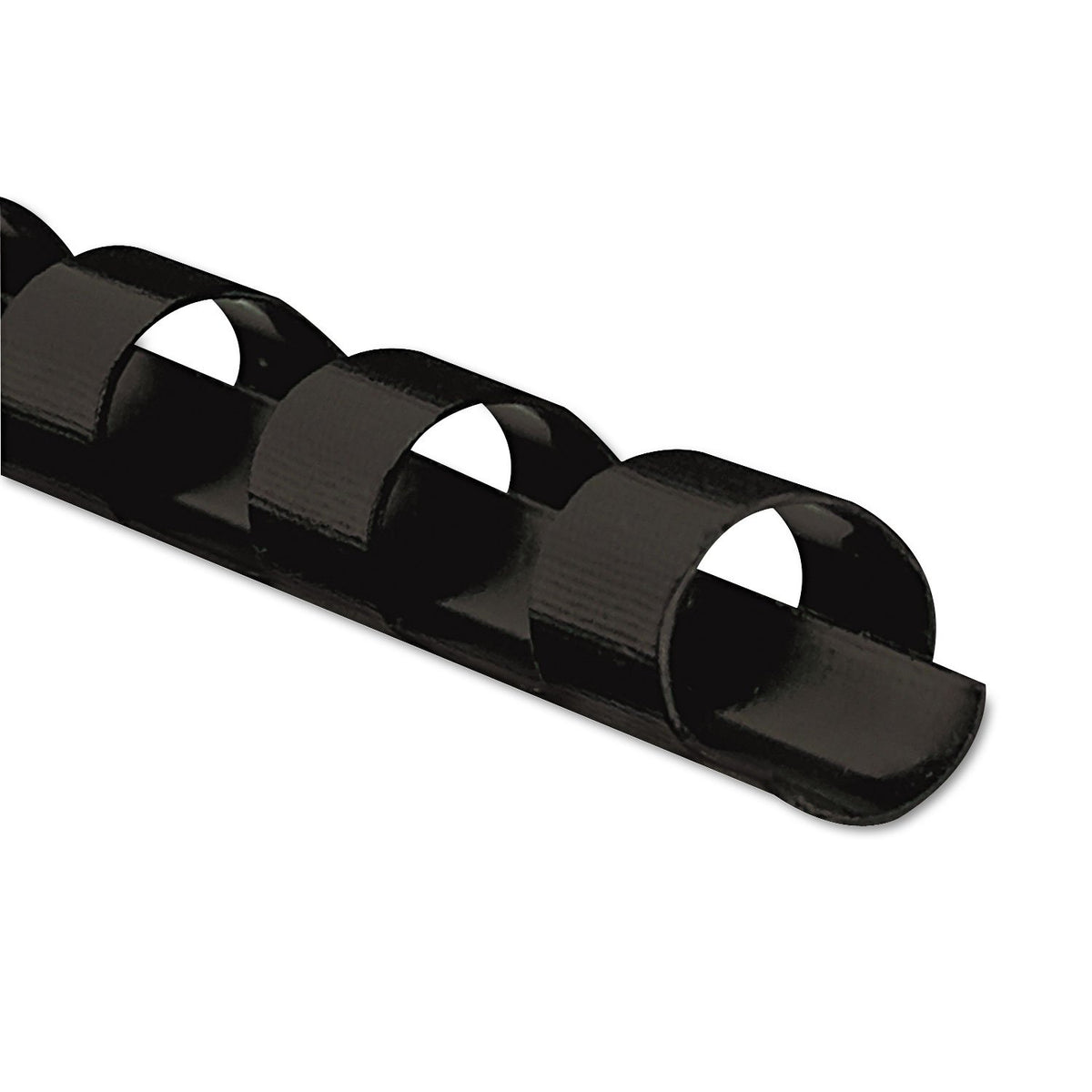 5/16in Black Binding Combs (25 Pack) by Fellowes – 0.3" x 10.8" x 0.3", 40.0 pages, Plastic, Black, Model 52321