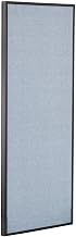 24-1/4"W x 60" H Office Partition Panel by Global Industrial – Alloy Steel, Blue, Model 277661BL