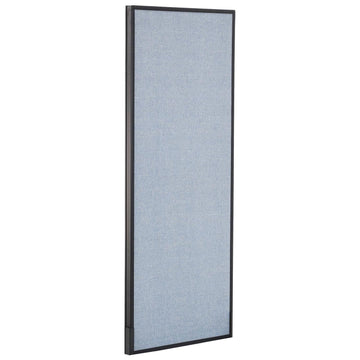 24-1/4"W x 60" H Office Partition Panel by Global Industrial – Alloy Steel, Blue, Model 277661BL