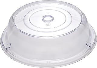 Winco 10" Clear Round Plastic Plate Cover