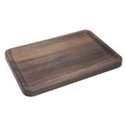 Serving Platter Rectangular with Acacia Finish - 13 1/2 L x 9 1/8 W by HUBERT – 13.5" x 9.1" x 0.9", Melamine, Acacia, Model M1351-ACACIA