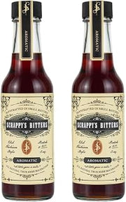 Scrappy's Bitters Aromatic, 5 oz - Organic Ingredients, Finest Herbs & Zests, No Extracts, Artificial Flavors, Chemicals or Dyes. Made in the USA! (Pack of 2) | Organic Ingredients, Finest Herbs & Zests, No Extracts, Artificial Flavors, Chemicals or Dyes, Made in the USA