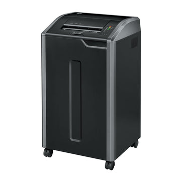 PowerShred 425i 38-Sheet Strip-Cut Shredder () by Fellowes – Strip-Cut, 30.0 gallons, Plastic With Metal Blades, Black, Model 38420