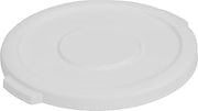 Carlisle FoodService Products 34101102 Bronco Round Waste Bin Food Container Lid, 10 Gallon, White