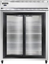 2RE-SGD Extra-Wide Two Section Sliding Glass Door Refrigerator, 57" W