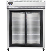 2RE-SGD Extra-Wide Two Section Sliding Glass Door Refrigerator by Continental Refrigerator – Commercial Grade
