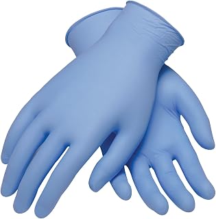Protective Industrial Products Ambi-dex 63-332PF/L Industrial Grade Disposable Nitrile Glove, Powder Free with Textured Grip, 4 Mil