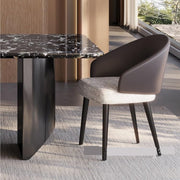 Mesa De Jantar Natural Marble Rectangular Dining Table Villa Restaurant Diner Table by JOYNOW – 200x100x75cm, One Color, Model 8524