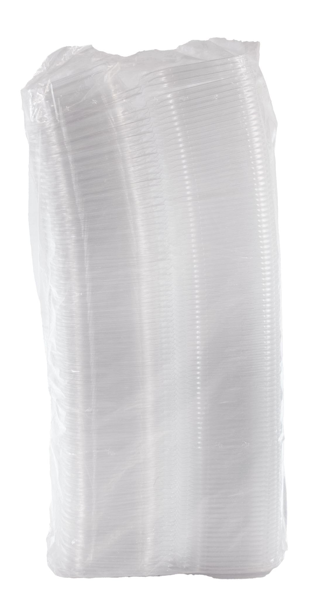 8 oz Tamper-Resistant Clear Hinged Container with Flat Lid (Case of 200) by DART – 8, 8.0 fluid_ounces, Polyethylene Terephthalate (PET), CLEAR, Pack of 200