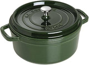 STAUB Round Cocotte Oven, 4 quart (Basil)