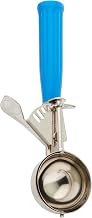 Winco No.16 Ice Cream Disher with Plastic Handle, Size 16, 2 3/4 oz capacity, Blue, Stainess Steel | Stainless steel scoop, NSF certified for safety, Great for Ice Cream, Cookie Dough, Portioning and Dessert Service
