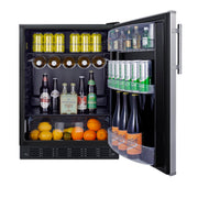 Summit Appliance Right-Hand Door / Silver / 5.5 cubic_feet Outdoor Refrigerators