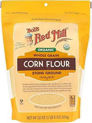 Bob's Red Mill Organic Corn Flour, 22 Ounce (Pack of 2)