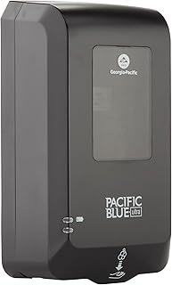 Georgia-Pacific (53590) Pacific Blue Ultra Automated Soap Dispenser, Black, Wall Mounted, Easy To Install & Maintain, Batteries Included