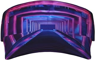 Rational Order Sport Sun Visor Hat - UV Protection Visor | Full-Print Design | Empty Top Keeps You Cool | Sun Protection | Adjustable Velcro Strap | Sweatband Wicks Moisture | Unisex