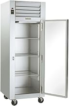 Traulsen G11010 Dealer's Choice Single Section Reach-In Refrigerator with Full-Height Glass Door (Hinged Right)