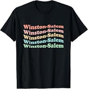 Vintage 70's USA Hippie City - Retro Winston-Salem T-Shirt