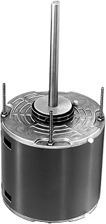 Fasco D737 5.6" Frame Open Ventilated Permanent Split Capacitor Condenser Fan Motor with Ball Bearing, 1/3-1/4HP, 1075rpm, 208-230V, 60Hz, 3.5-1.9 amps