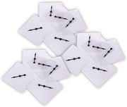 Learning Advantage Transparent Spinners - Customizable, Durable Plastic - Set of 15