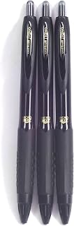 Uni-Ball Signo 307 Gel Ink Pen Black (UMN30705.24), 0.5 mm, 3 pens per Pack (Japan Import) [Komainu-Dou Original Package]